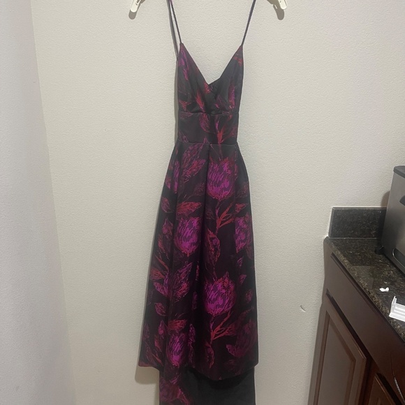 Hutch Floral Jacquard High-Low Gown – Size 2 (Retail $445) - Picture 13 of 16